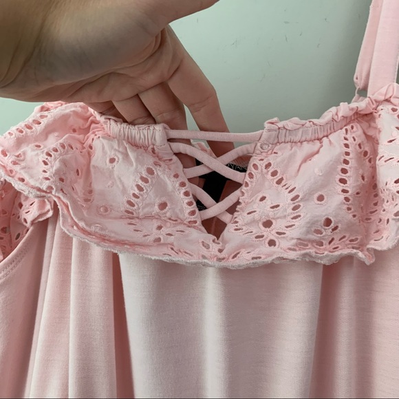 Lane Bryant dress- pink midi - Picture 5 of 11